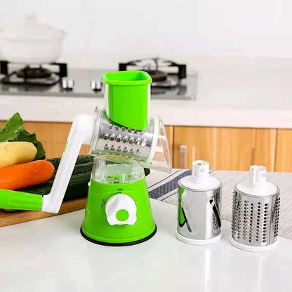 TableTop Drum Grater – Multi-Functional Manual Vegetable Cutter