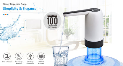 Portable Wireless Electric Water Bottle Pump Dispenser
