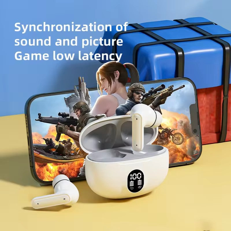 STERIO 895B Wireless Bluetooth Earbuds with LED Display