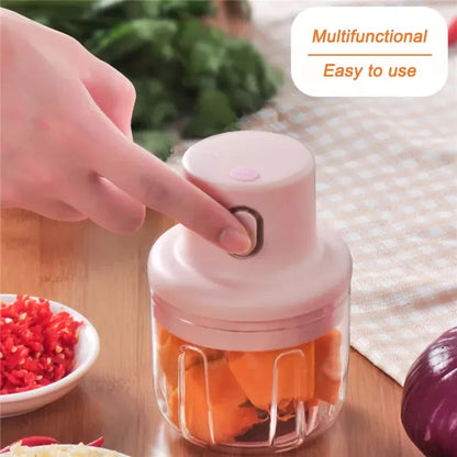 USB Wireless Electric Food Chopper &amp; Garlic Masher