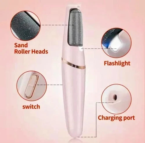 Rechargeable Foot Callus Remover With 1 Extra Head