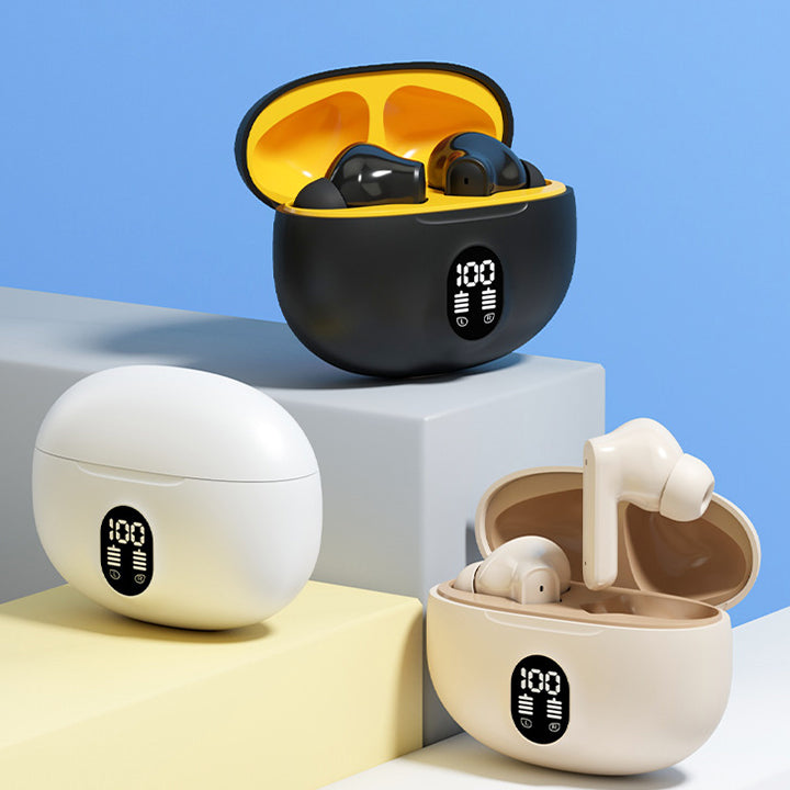 STERIO 895B Wireless Bluetooth Earbuds with LED Display