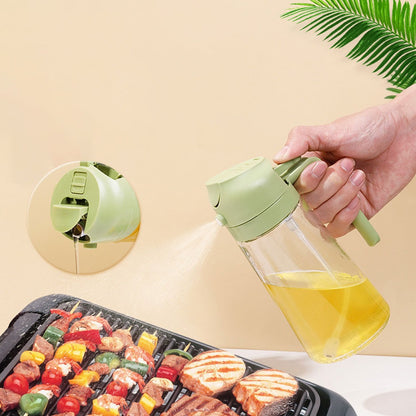 2-In-1 Oil Sprayer Bottle – 400ML (Best cooking item)