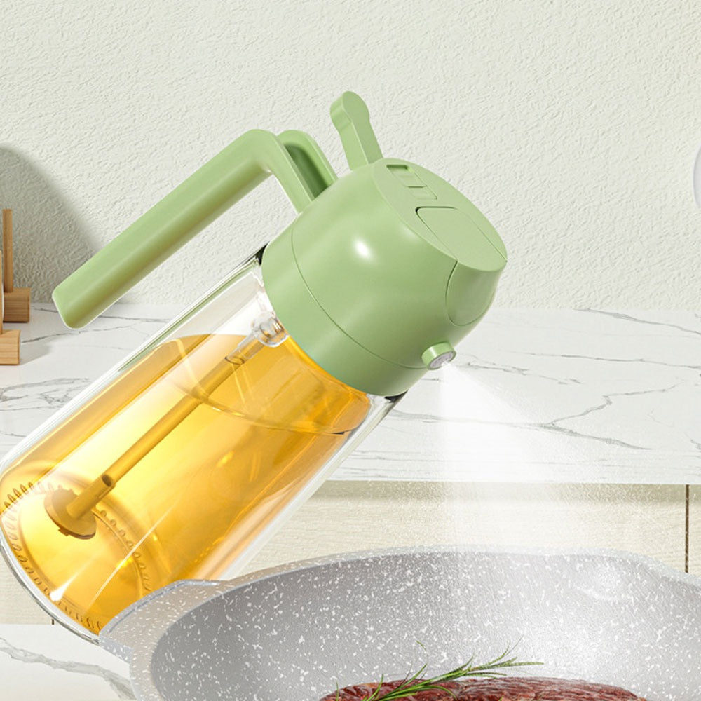 2-In-1 Oil Sprayer Bottle – 400ML (Best cooking item)