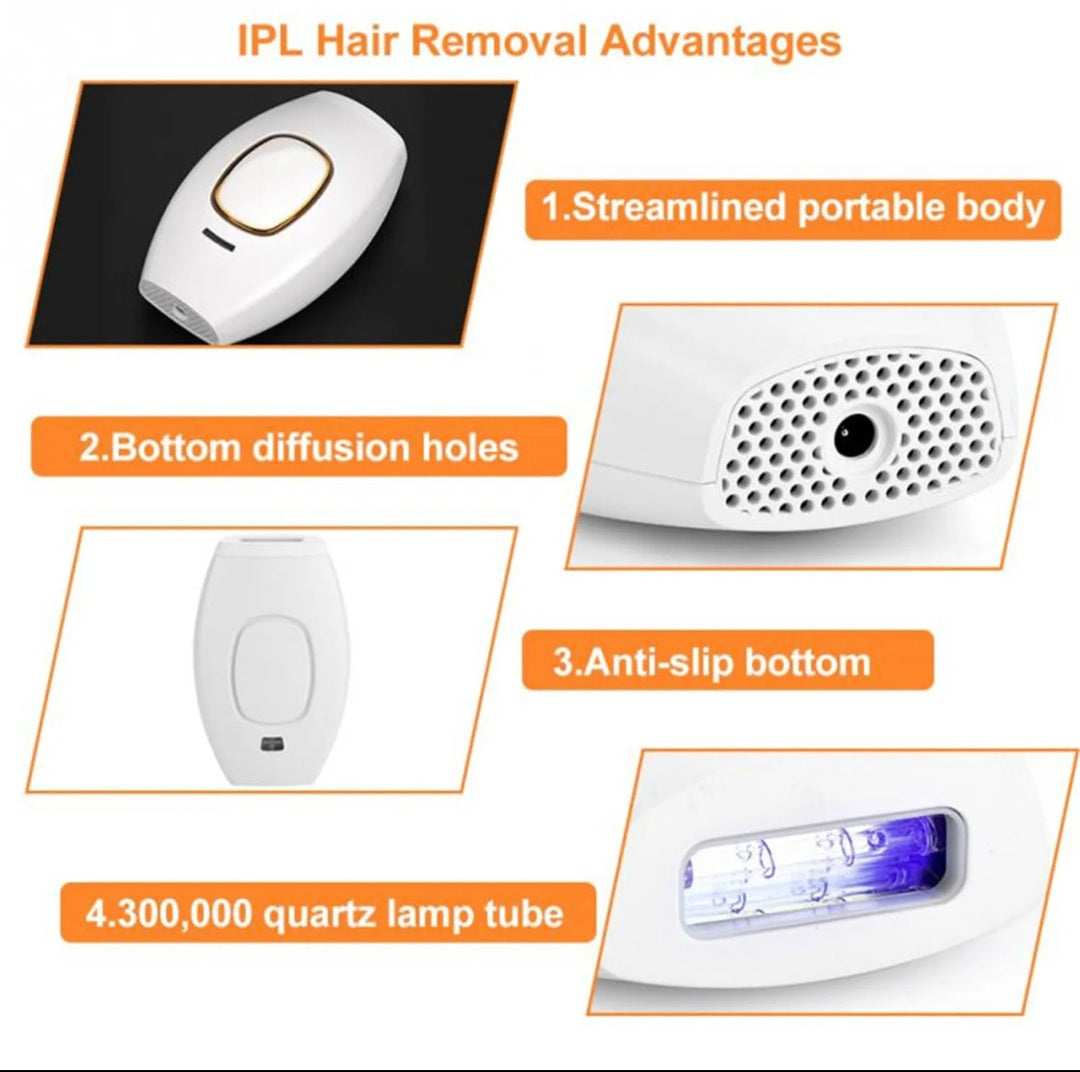 Full Body IPL Laser Hair Removal System & Glasses (Premium Quality)