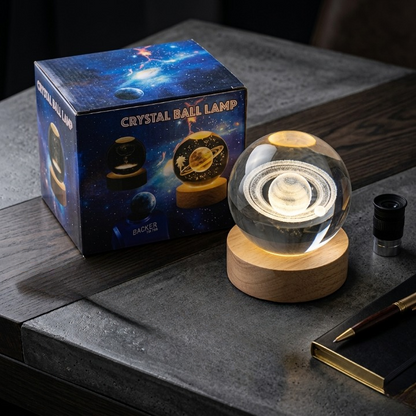 3D LED Crystal Ball Lamp (Saturn Shape Only)