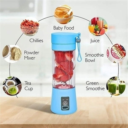 Portable USB Rechargeable 6-Blade Blender