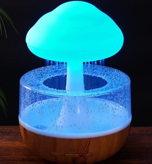 Rechargeable Cloud Rain Aroma Diffuser And LED Humidifier