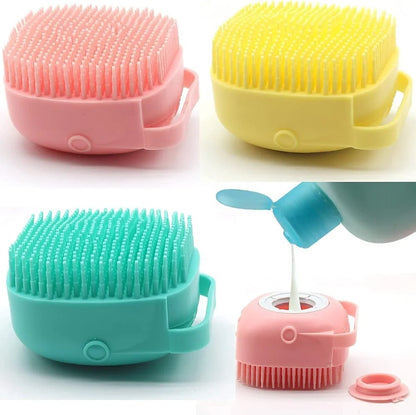 Combo Deal Of Silicone Back Scrubber And Silicone Bath Brush