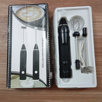 2 In 1 Electric Coffee Beater - Milk Frother And Egg Whisk -USB Rechargeable