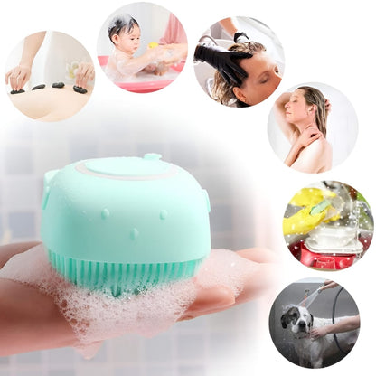 Combo Deal Of Silicone Back Scrubber And Silicone Bath Brush