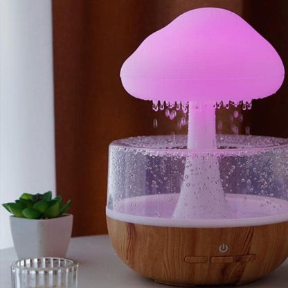 Rechargeable Cloud Rain Aroma Diffuser And LED Humidifier