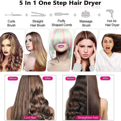 5-in-1 Hot Air Styler & Hair Dryer Styling Tool
