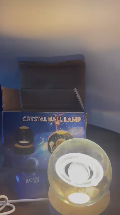 3D LED Crystal Ball Lamp (Saturn Shape Only)