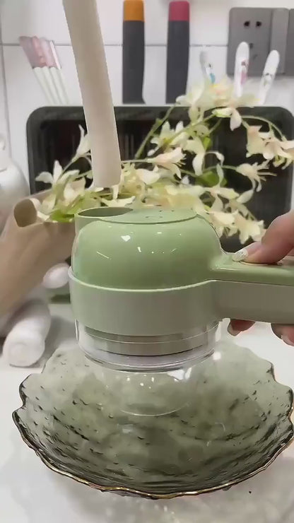Rechargeable 4-in-1 Electric Vegetable Cutter