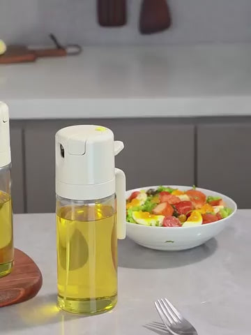 2-In-1 Oil Sprayer Bottle – 400ML (Best cooking item)