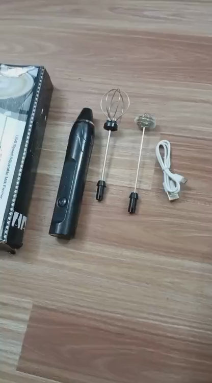 2 In 1 Electric Coffee Beater - Milk Frother And Egg Whisk -USB Rechargeable